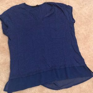 Royal Blue Sanctuary brand Tshirt w/ Mesh detail